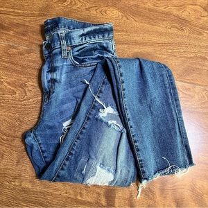 Aeropostale Slim Straight Super Distressed Denim Jeans Mens size 28/32